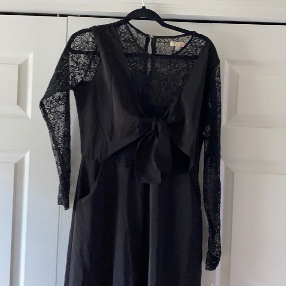 GIANNI BINI - BLACK LACE JUMPSUIT